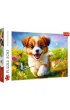 Puzzle 500 el. Weso�y piesek Trefl