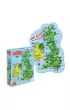 Puzzle 100 el. Mapa Wielkiej Brytanii i Irlandii Maksik