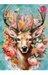 Puzzle 1000 el. Flower Deer CherryPazzi