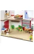 Przeno�ny domek dla lalek Eco House z akcesoriami Goki