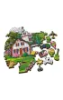Puzzle drewniane 501 el. Letnia przysta� Trefl