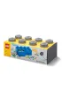 Szuflada klocek LEGO Brick 8 Ciemnoszara