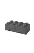 Szuflada klocek LEGO Brick 8 Ciemnoszara