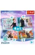 Puzzle 4w1 - Niezwyk�y �wiat. Frozen (12+15+20+24 el.) Trefl