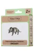 Puzzle 4 el. Dinozaury Mama Maluje