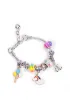 Zestaw do robienia bransoletek naszyjnik�w charmsy koraliki 66 element�w + organizer i torba Multistore