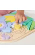Fisher-Price. Drewniane puzzle kwiaty Mattel
