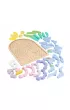 Fisher-Price. Drewniane puzzle kwiaty Mattel