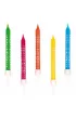 Amscan �wieczki Happy Birtday z podstawkami 10 szt.