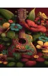 Twoje Hobby Malowanie po numerach - Gitara w ogrodzie 40x50cm