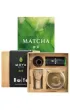 Pakiet: Matcha. Kuchnia, energia, harmonia, Zestaw ceremonialny do matchy ze szklan� czark�