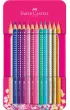Faber-Castell Kredki o��wkowe Sparkle w metalowym opakowaniu 12 szt.