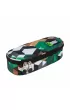 St. Majewski Pi�rnik saszetka usztywniona z wewn�trzn� klapk� Green 3D Blocks