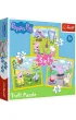 Puzzle 3w1 (20+36+50 el.) Weso�y dzie� Peppy. �winka Peppa Trefl