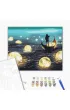 Brushme Malowanie po numerach - Ksi�ycowy Spacer 40x50cm