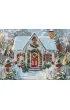 Ideyka Diamentowa mozaika - �wi�teczny dom 30x40cm