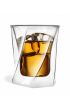 Vialli Design Szklanka z podwjn ciank do whisky Cristallo 25509 300 ml