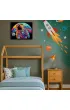 Diamond Dotz Haft diamentowy - Adults Flocked Neon Astronaut 35.5x45.7cm