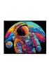 Diamond Dotz Haft diamentowy - Adults Flocked Neon Astronaut 35.5x45.7cm
