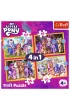 Puzzle 4w1 - Poznaj kucyki Pony (35+48+54+70 el.) Trefl