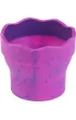Faber-Castell Pojemnik na wod� clic&go marble r�owo fioletowy