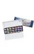 Rosa Farby akwarelowe w kostkach Krajobraz w metalowej kasetce 21 kolor�w 52.5 ml