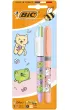 D�ugopis 4 Colors Kawaii mix+zakre�lacz ��ty BIC