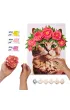 Sensory Art Okto Zestaw do modelowania i malowania 3D Kot w wianku z kwiat�w 30x40 cm