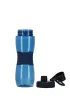 Bidon na wod� Strigo z gumowym uchwytem granatowy