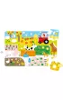 Duuu�e puzzle z dziurk� 34 el. Wie� Bright Junior Media