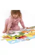 Duuu�e puzzle z dziurk� 34 el. Wie� Bright Junior Media