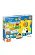 Duuu�e puzzle z dziurk� 34 el. Wie� Bright Junior Media