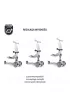 Highwaykick 1 2w1 Je�dzik i hulajnoga tr�jko�owa 1-5 lat Steel Scootandride