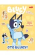 Pakiet: Oto Bluey! Zabawy i zadania z naklejkami, Naklejamy! Bluey. Ksi��ka do wyklejania, Bluey. Dobranoc, owocowy nietoperzu. Moja czytanka, Puzzle 3w1 (20+36+50 el.) Poznaj Bluey