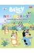 Pakiet: Oto Bluey! Zabawy i zadania z naklejkami, Naklejamy! Bluey. Ksi��ka do wyklejania, Bluey. Dobranoc, owocowy nietoperzu. Moja czytanka, Puzzle 3w1 (20+36+50 el.) Poznaj Bluey