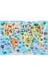 Puzzle 70 el. Mapa �wiata Jako