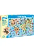 Puzzle 70 el. Mapa �wiata Jako