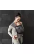 Nosideko dla niemowlaka, Mini Sling, szare