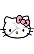 Zegar �cienny XL Hello Kitty HK3078