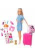 Barbie Lalka Barbie w podróży FWV25 Mattel