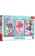Puzzle 3x80 el. Kolorowe dni Gabby. Koci Domek Gabi Trefl