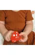Gryzak logopedyczny Grzybek dla niemowl�t na z�bkowanie - czerwony i niebieski RazBaby