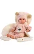 Lalka bobas p�acz�ca mi� z przewijakiem 36cm Llorens