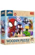 Puzzle drewniane 24 el. Spiday i przyjaciele Trefl
