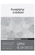 Happy Color Blok Deco Grey 170g 20 kartek