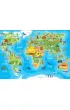 Puzzle 150 el. Mapa �wiata dla dzieci. Turystyka Educa