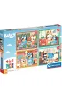 Puzzle 4w1 - SuperColor. Bluey (12+16+20+24 el.) Clementoni
