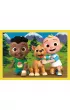 Puzzle 4w1 - Cocomelon, Poznaj bohater�w (12+15+20+24 el.) Trefl