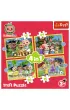 Puzzle 4w1 - Cocomelon, Poznaj bohater�w (12+15+20+24 el.) Trefl