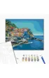 Brushme Malowanie po numerach - �r�dmorskie wybrze�e 40x50cm